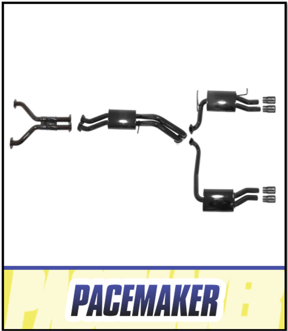 PACEMAKER CATBACK EXHAUST SYSTEM FITS FPV FALCON FG GT 5.4L BOSS SEDAN 6/2008-9/2010 (PP4007-03)