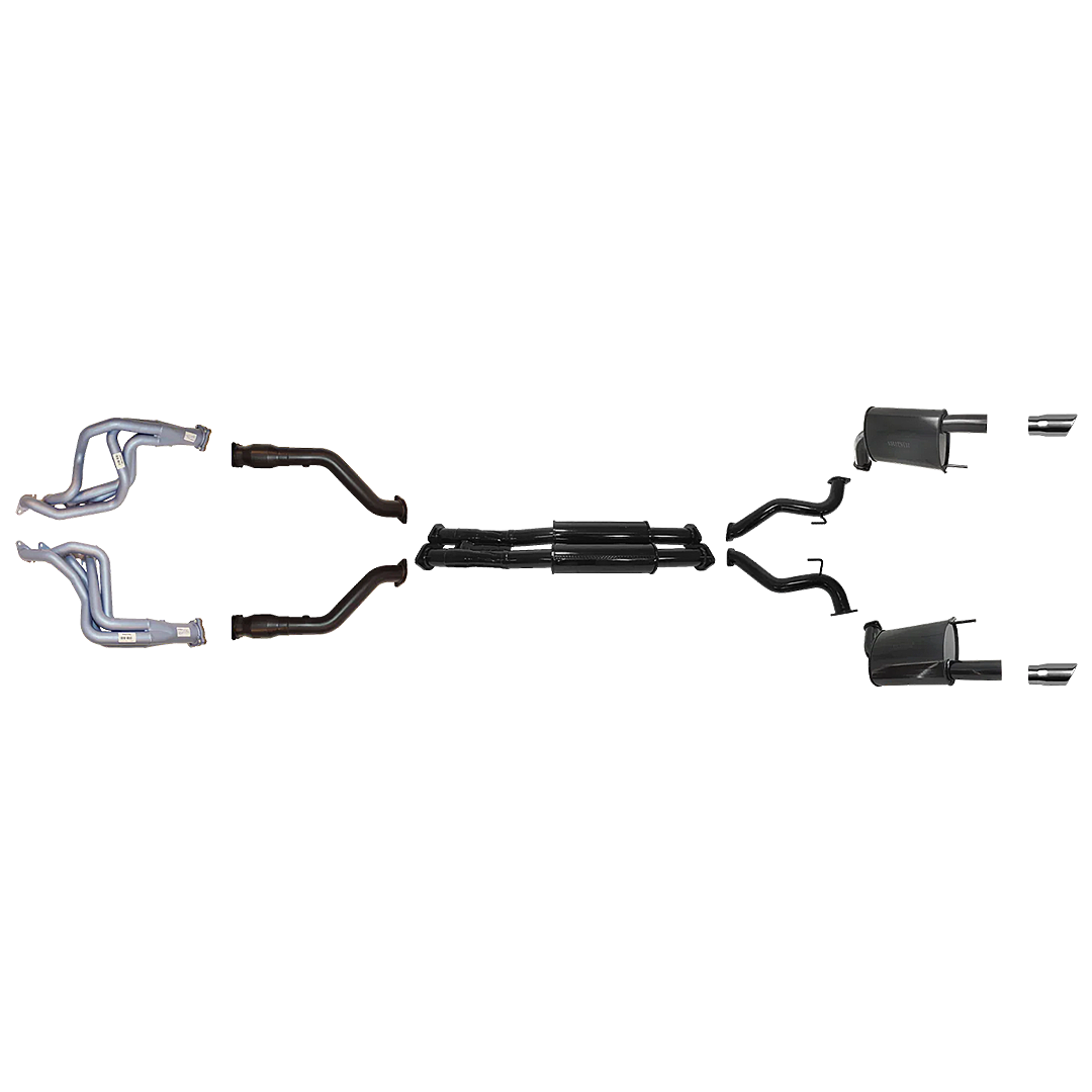 PACEMAKER HEADERS, CATS AND 2.5" CATBACK EXHAUST SYSTEM FITS FORD MUSTANG CONVERTIBLE FM 6TH GEN 5.0L V8 COYOTE 2015-2017 (PP4178-04)