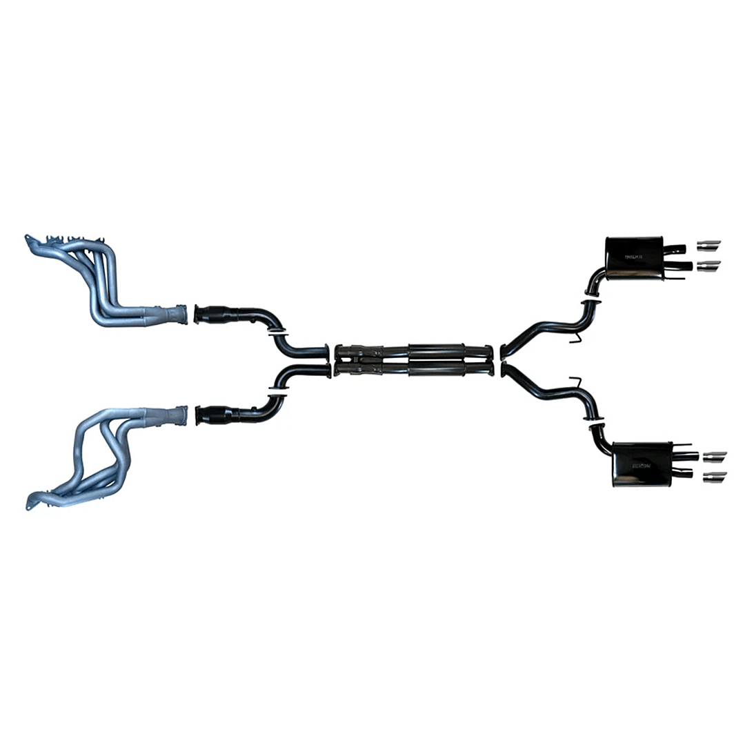 PACEMAKER CERAMIC COATED HEADERS, CATS AND 3in CATBACK EXHAUST FITS FORD MUSTANG FO S650 7TH GEN 5.0L V8 COYOTE 7/2023-ON (PP4182-57)