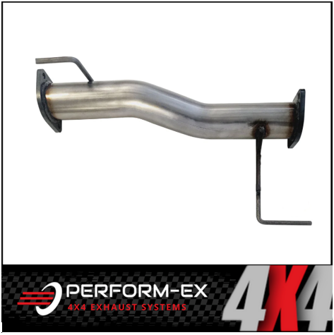 PERFORM-EX 3" STAINLESS STEEL MUFFLER DELETE FITS ISUZU D-MAX RG 3.0L 4CYL 1/2020-ON