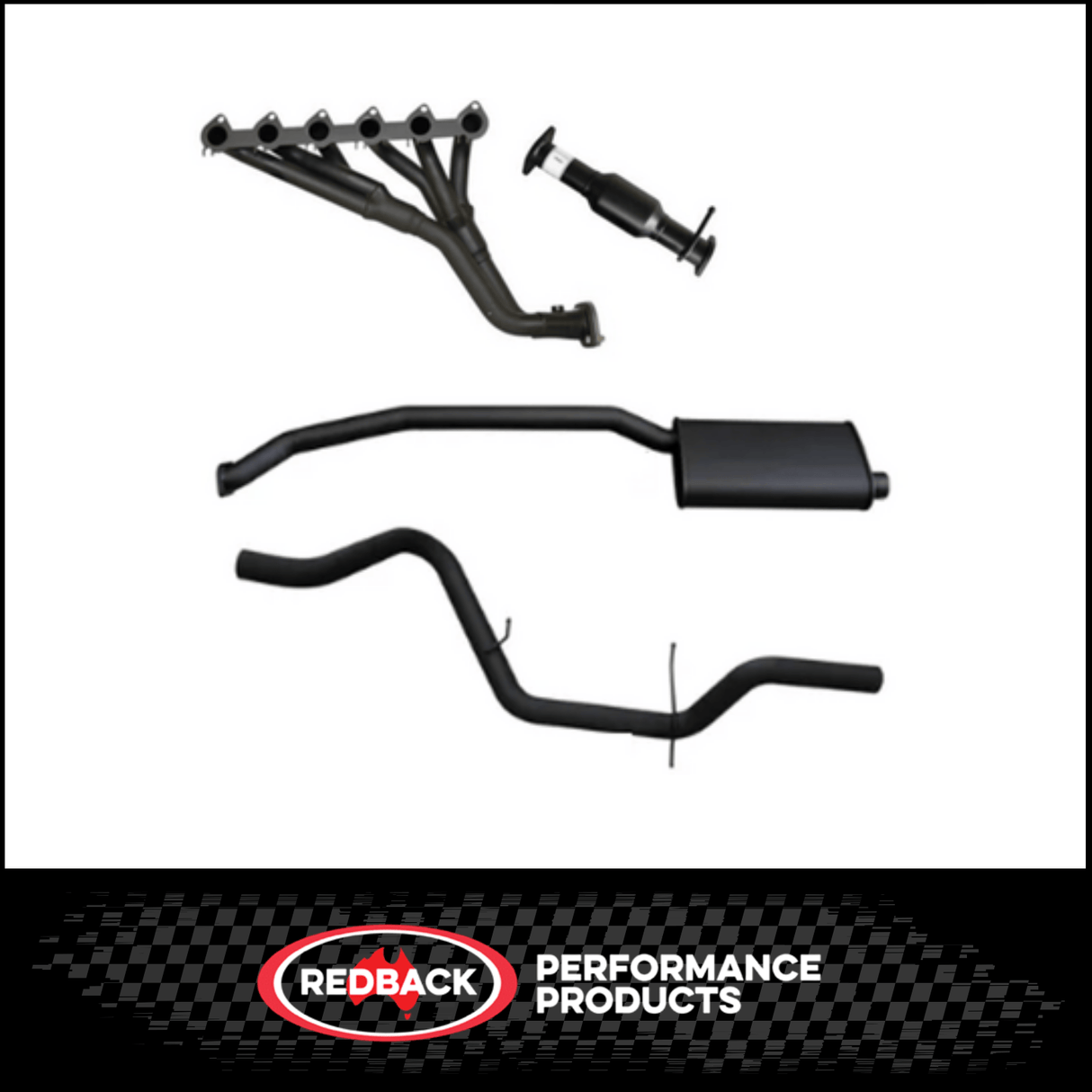 REDBACK COMPLETE EXHAUST SYSTEM FITS FORD FALCON XH 4.0L 6CYL UTE (RBH021KIT)