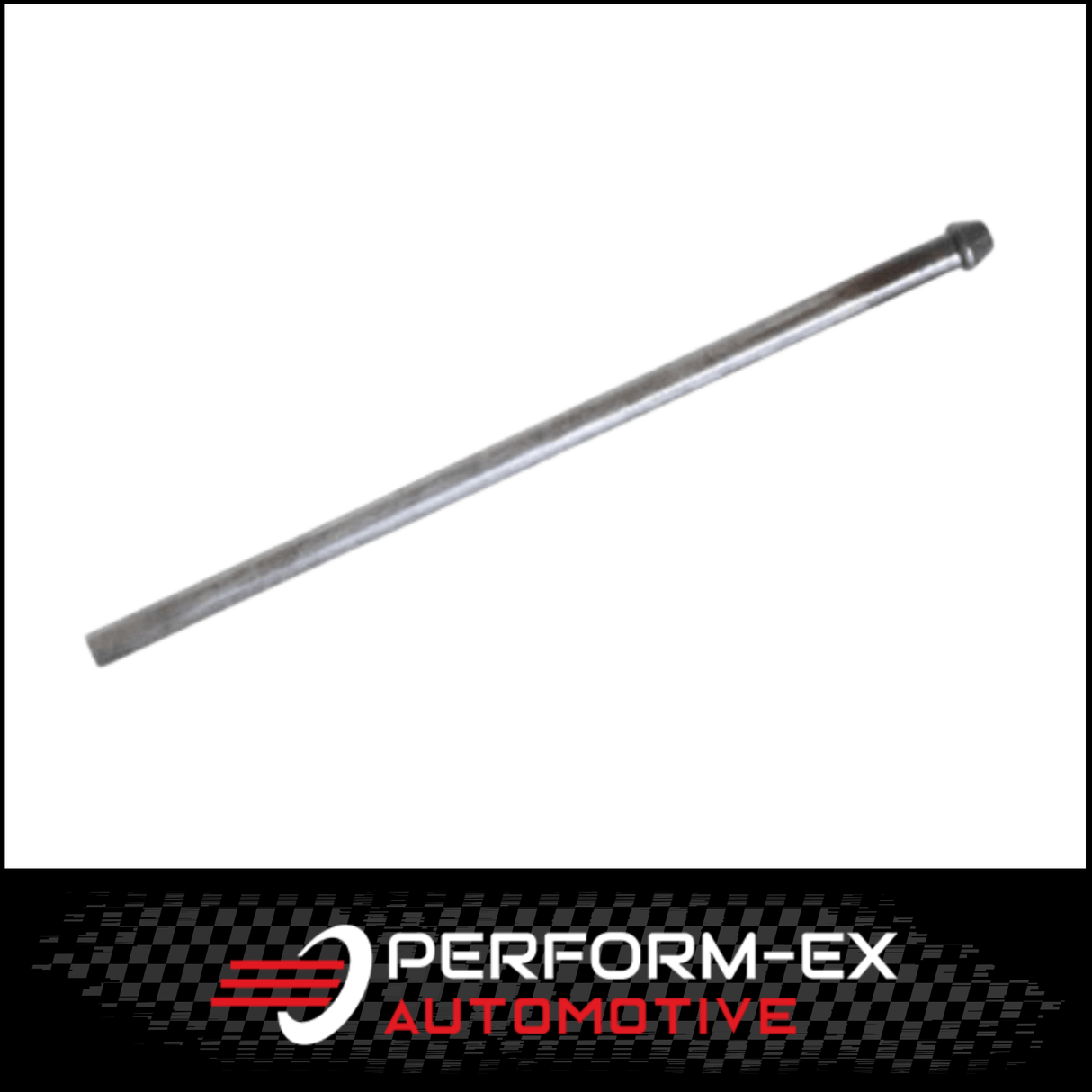 UNIVERSAL EXHAUST HANGER ROD 10MM x 300MM SINGLE HEAD MILD STEEL