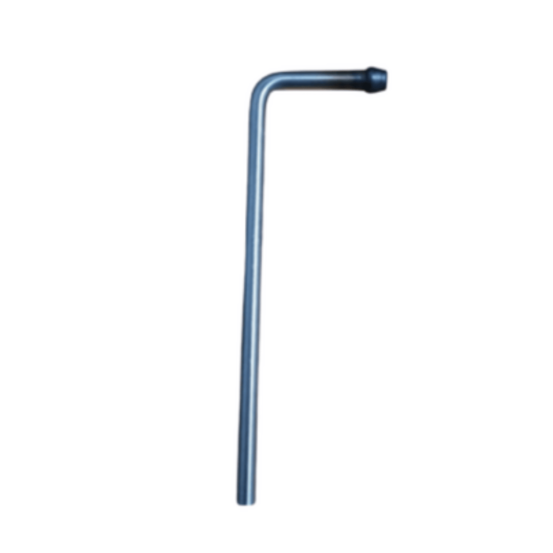 UNIVERSAL EXHAUST HANGER ROD 12MM X 300MM SINGLE HEAD 90° BEND STAINLESS STEEL