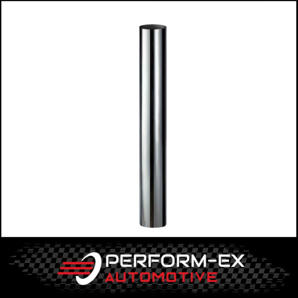 CHROME EXHAUST STACK STRAIGHT CUT 5" OD X 36" (915MM) LONG WITH PLAIN INLET (SPS5036)
