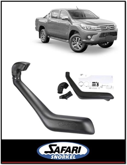 SAFARI ARMAX SNORKEL KIT FITS TOYOTA HILUX GUN126R N80 2.8L TD 4CYL SR SR5 1/2015-ON (SS123HP)