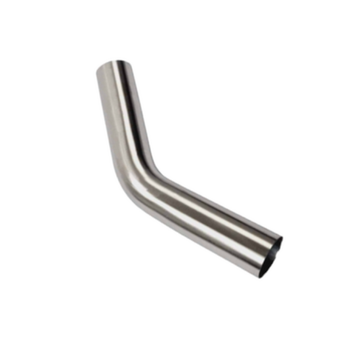 1.75" 44MM X 45 DEGREE MANDREL BEND 304 STAINLESS STEEL EXHAUST PIPE (SSB17545-304)