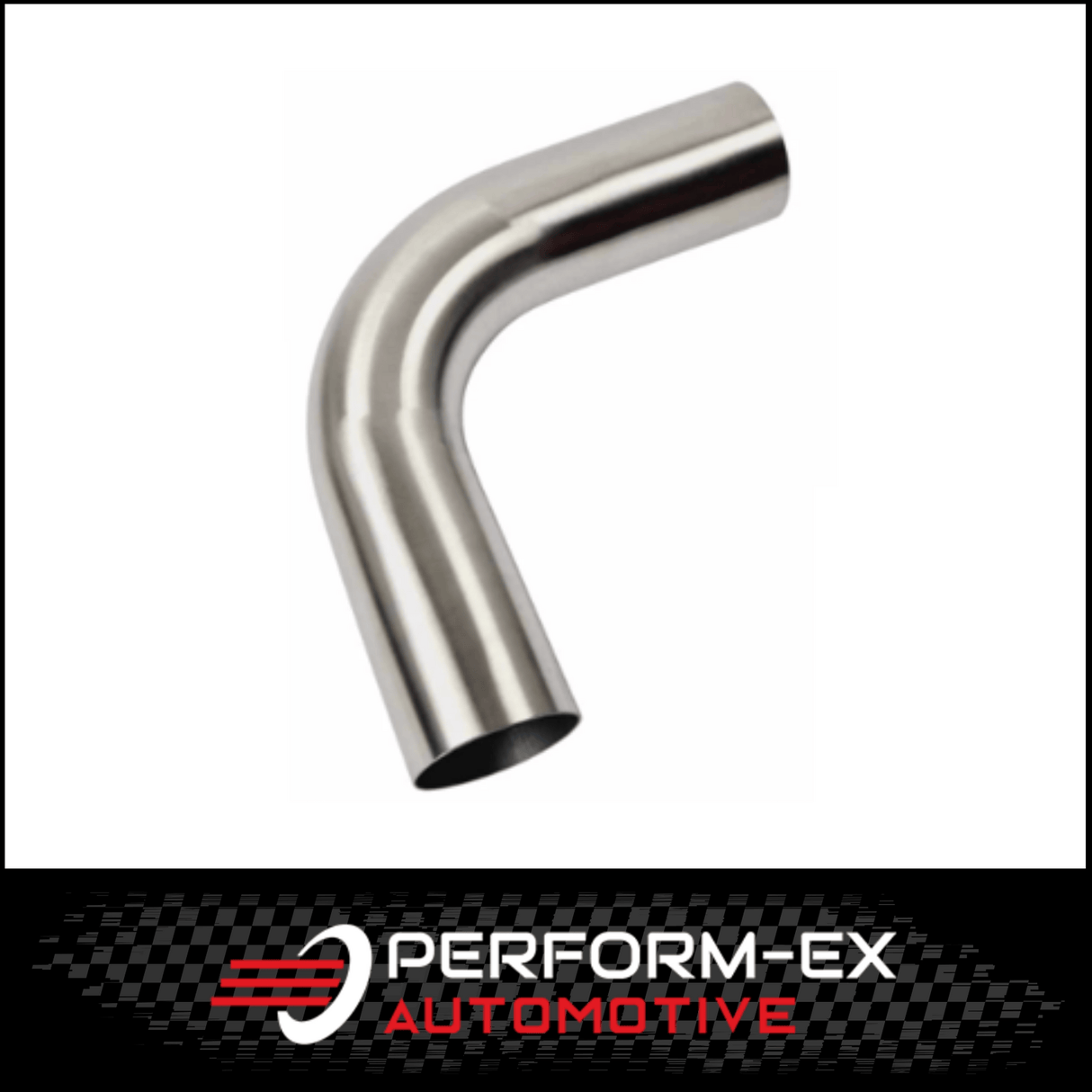 2.5" 63MM X 90 DEGREE MANDREL BEND 304 STAINLESS STEEL EXHAUST PIPE (SSB25090-304)