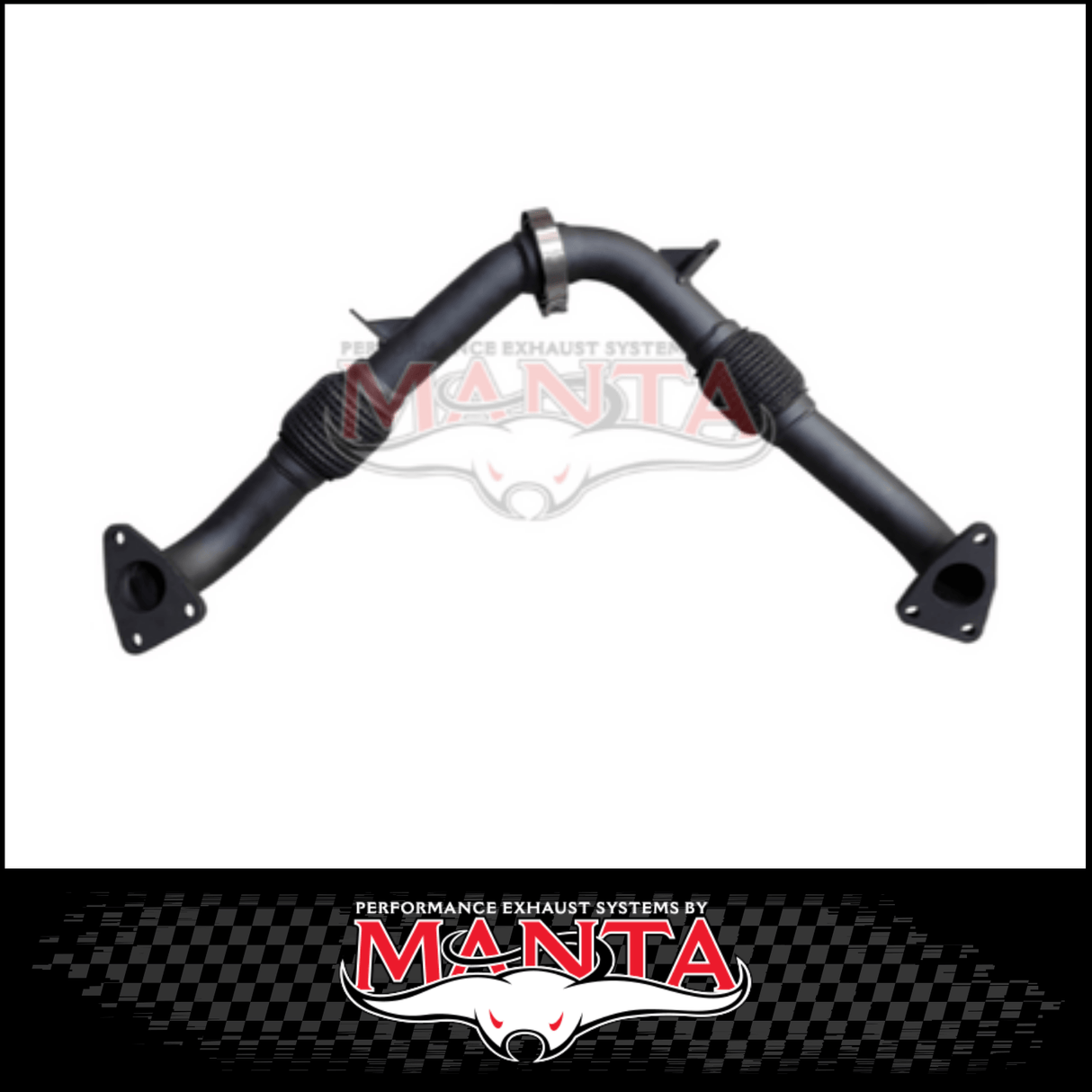 MANTA 1 7/8" CROSS OVER PIPE FITS TOYOTA LANDCRUISER VDJ79R 4.5L V8 2007-2025 (SSMBE294)