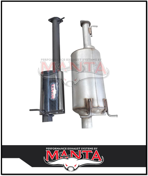 MANTA 3" STAINLESS STEEL CENTRE MUFFLER DELETE FITS RAM 1500 DT 5.7L V8 2020-ON
