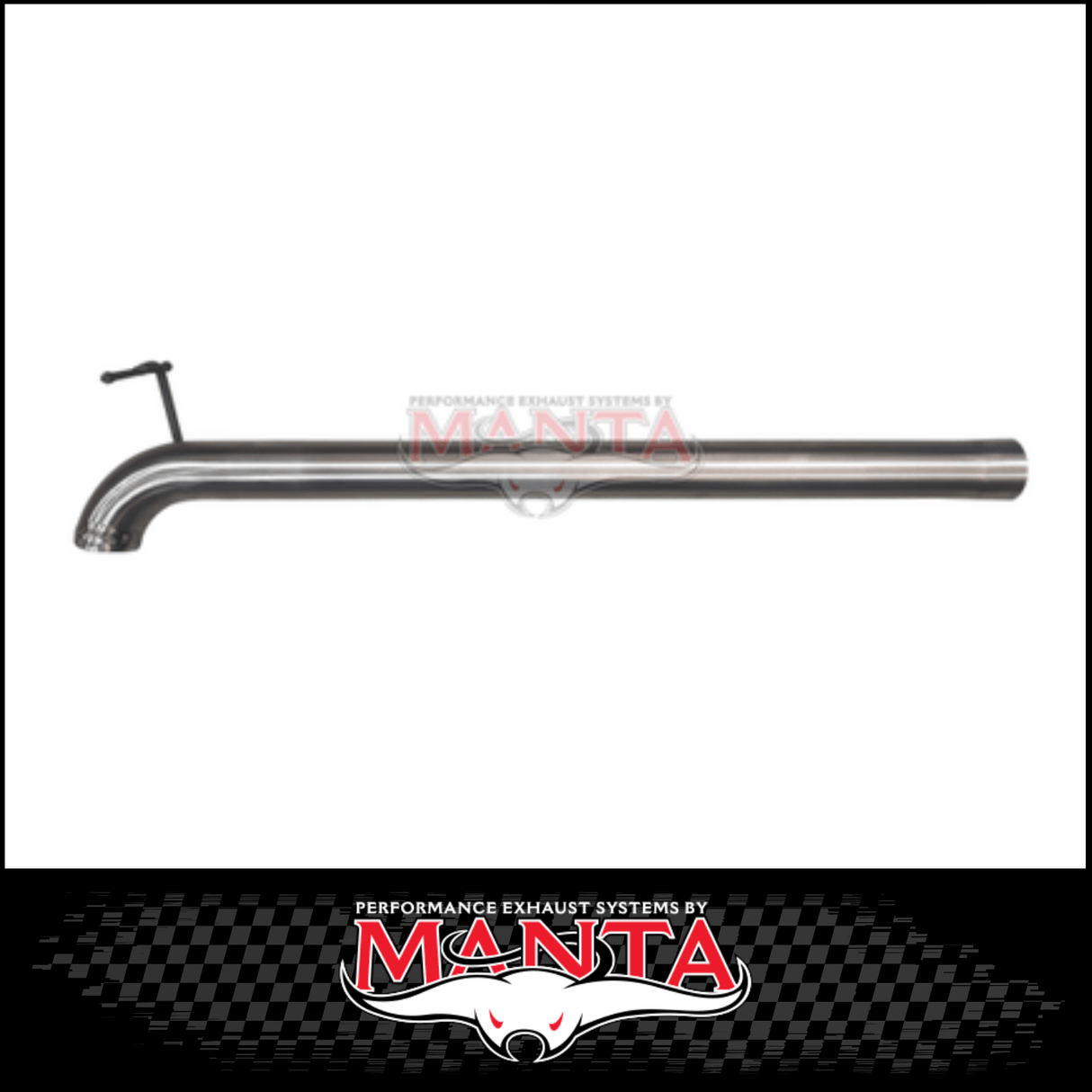 MANTA 3" MUFFLER DELETE PIPE FITS FORD RANGER NEXT GEN 3.0L V6 2022-ON