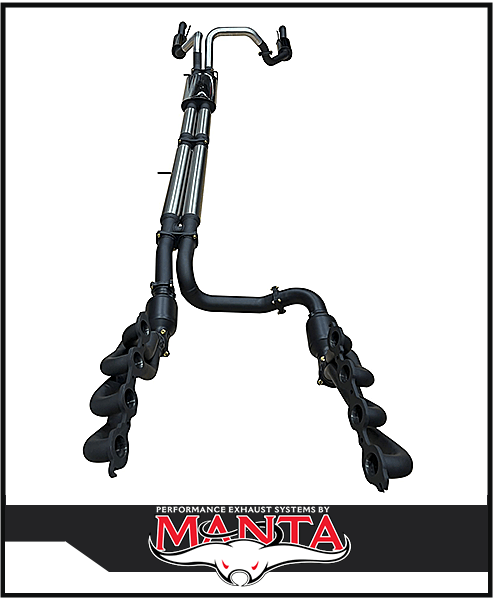 MANTA ENGINE BACK EXHAUST SYSTEM KIT FITS CHEVROLET SILVERADO 1500 ZR1 6.2L V8 (SSMKCH0003)