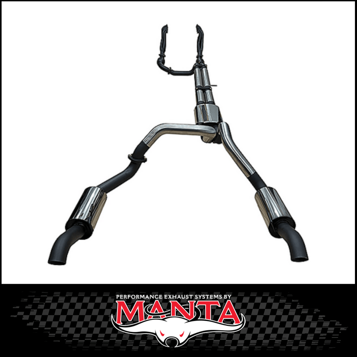 MANTA ENGINE BACK EXHAUST SYSTEM KIT FITS CHEVROLET SILVERADO 1500 ZR1 6.2L V8 (SSMKCH0003)
