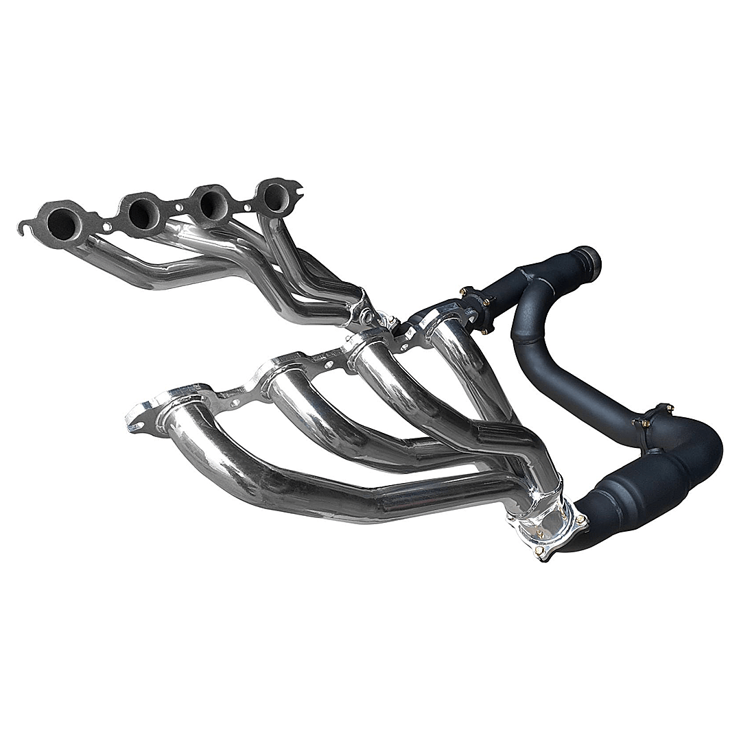 MANTA CERAMIC EXTRACTORS CATS & Y-PIPE KIT FITS CHEVROLET SILVERADO 1500 ZR1 ZR2 6.2L V8 (SSMKCH0007)