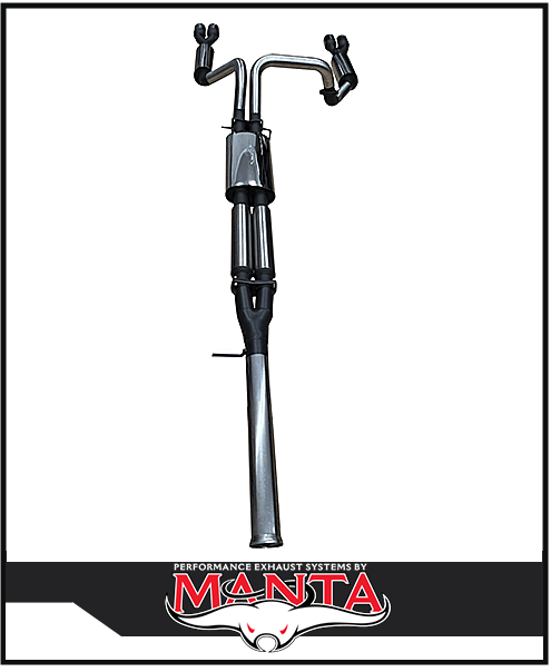 MANTA CATBACK EXHAUST SYSTEM WITH QUAD TIPS FITS CHEVROLET SILVERADO 1500 ZR1 6.2L V8 (SSMKCH0011)