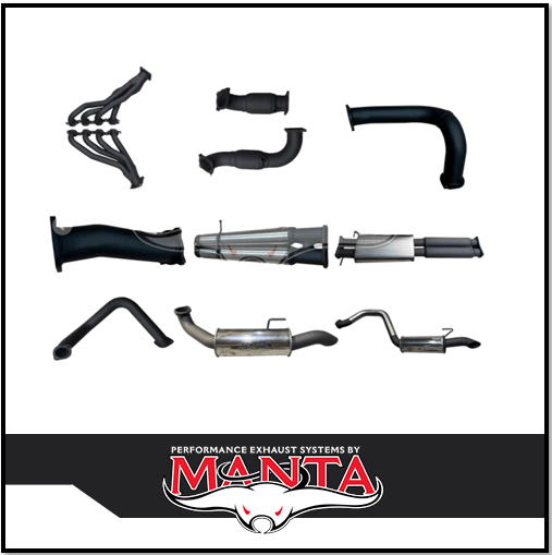 MANTA ENGINE BACK EXHAUST SYSTEM FITS CHEVROLET SILVERADO 1500 ZR2 6.2L V8 (SSMKCH0013)