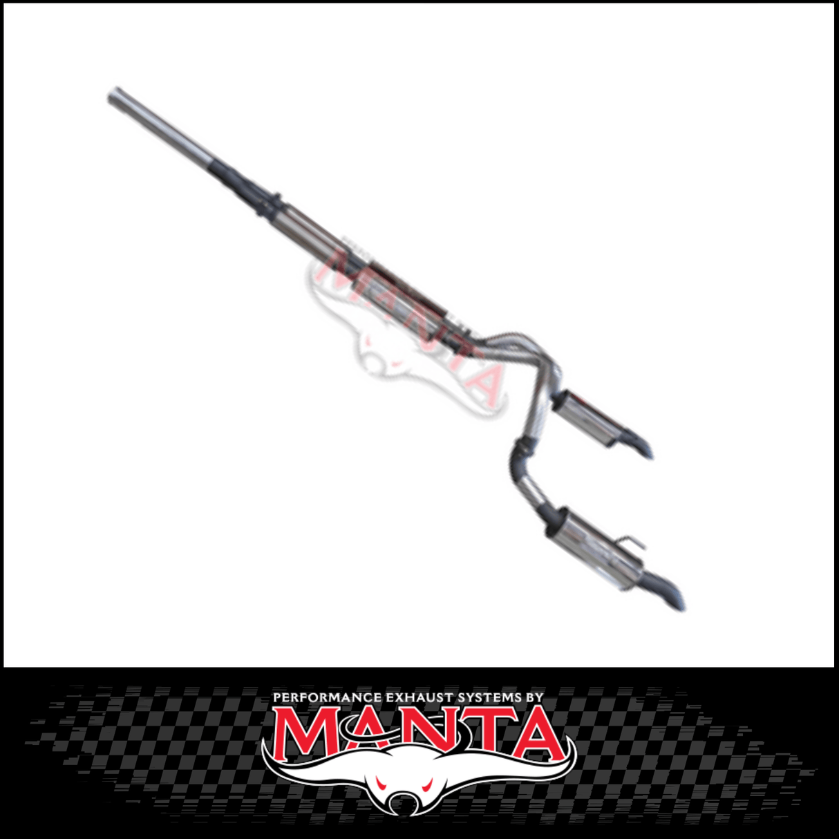 MANTA CATBACK EXHAUST SYSTEM FITS CHEVROLET SILVERADO 1500 ZR2 6.2L V8 (SSMKCH0014)