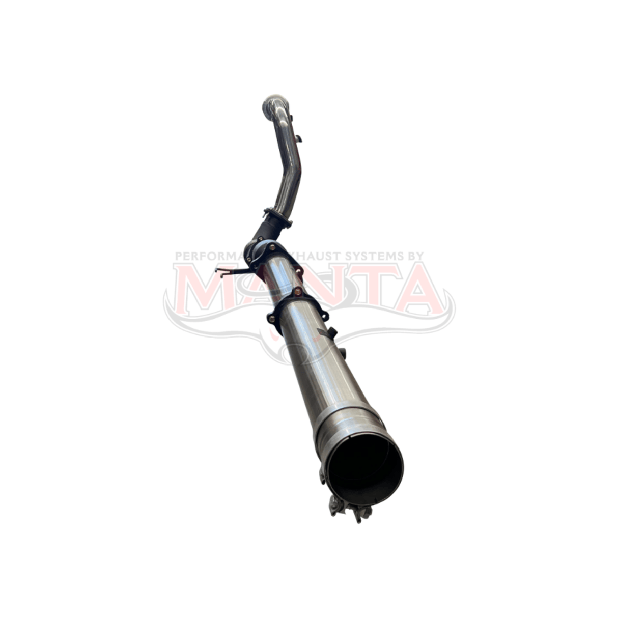 MANTA TURBO BACK 4" EXHAUST SYSTEM SUITS OEM TAILPIPE (DPF DELETE) FITS CHEVROLET SILVERADO 2500 HD LTZ 6.6L TD V8