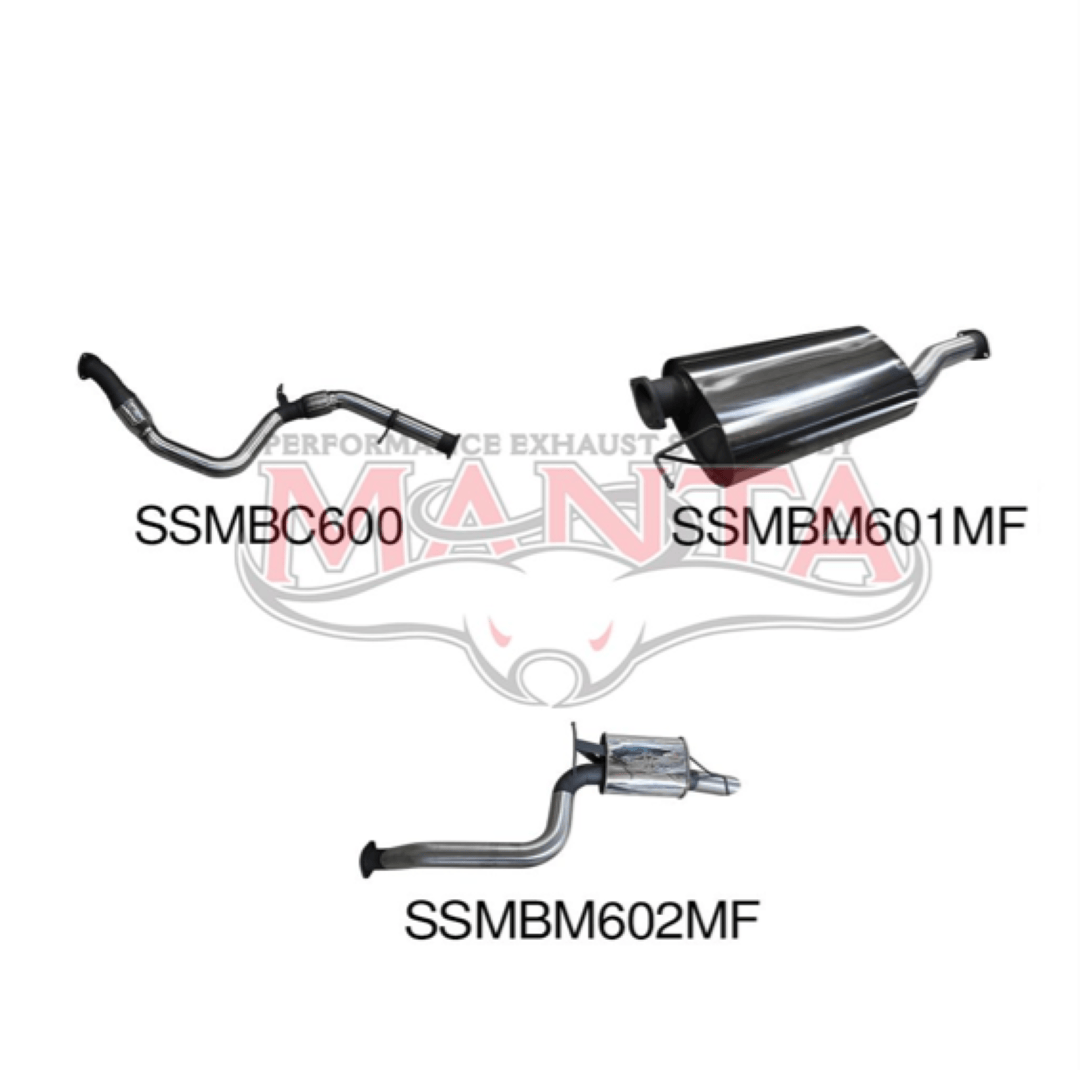 MANTA 3" STAINLESS STEEL TURBO BACK EXHAUST SYSTEM FITS FORD TERRITORY SZ 2.7L TD (SSMKFD0019)