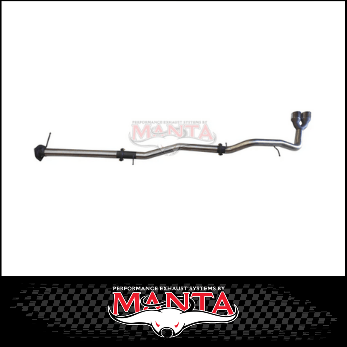 MANTA 3" DPF BACK STAINLESS STEEL EXHAUST SYSTEM WITH TWIN TIP SIDE EXIT FITS FORD RANGER NEXT GEN 3.0L V6 2022-ON (SSMKFD0275T)