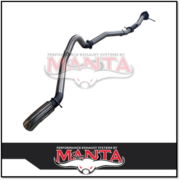 MANTA 4" STAINLESS STEEL DPF BACK EXHAUST SYSTEM FITS FORD EVEREST NEXT GEN 3.0L V6 2022-ON (SSMKFD0302)