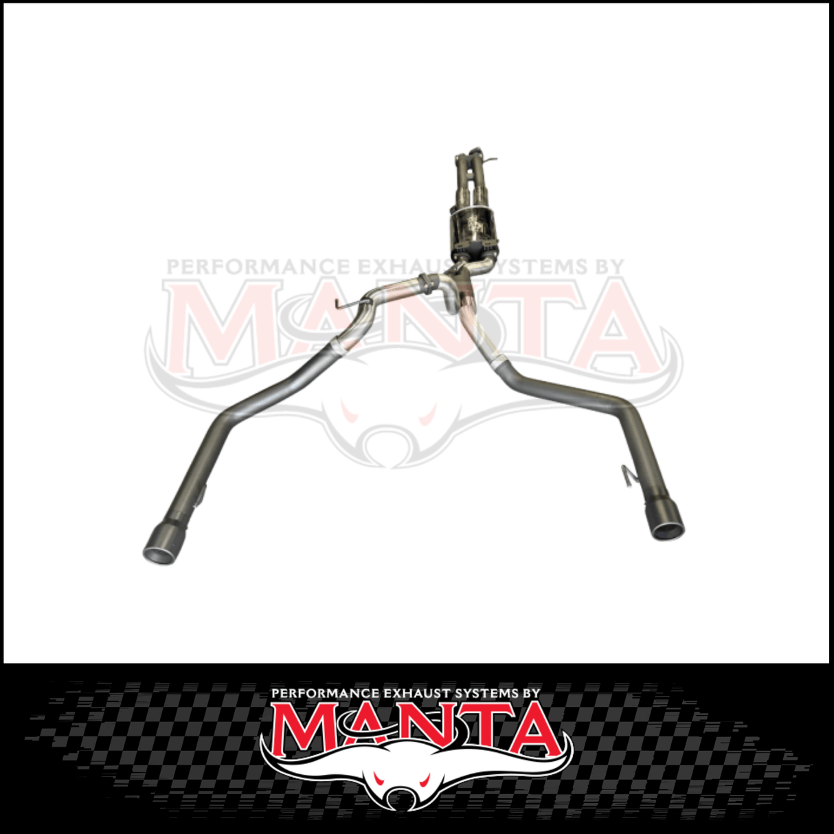 MANTA 3" CAT BACK EXHAUST SYSTEM WITH BI-MODAL INTEGRATION FITS FORD RANGER RAPTOR NEXT GEN 3.0L V6 TWIN TURBO 6/2022-ON (SSMKFD0322)
