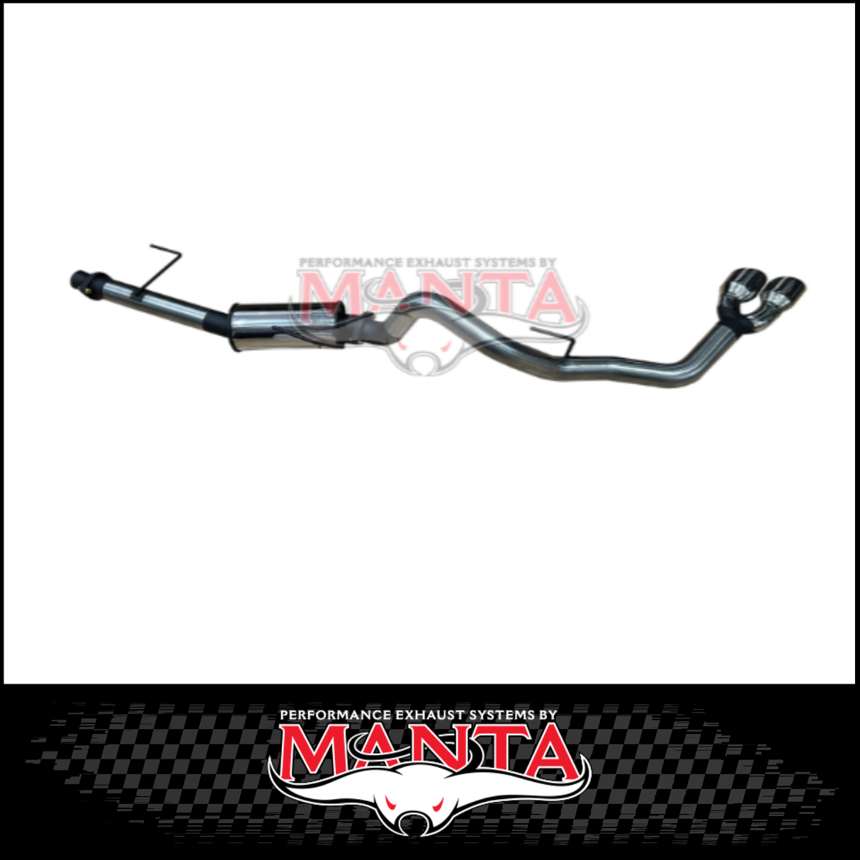 MANTA 3" CAT BACK EXHAUST SYSTEM FITS FORD F150 3.5L V6 SWB & LWB 2023-ON (SSMKFD0332)