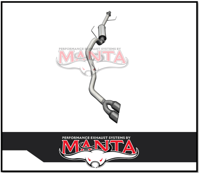 MANTA 3" CAT BACK EXHAUST SYSTEM FITS FORD F150 3.5L V6 SWB & LWB 2023-ON (SSMKFD0333)