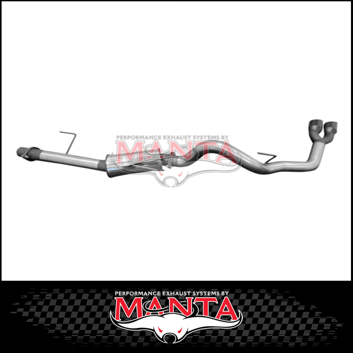 MANTA 3" CAT BACK EXHAUST SYSTEM FITS FORD F150 3.5L V6 SWB & LWB 2023-ON (SSMKFD0333)