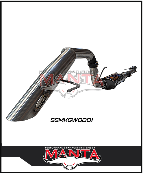 MANTA 3" STAINLESS STEEL CAT BACK EXHAUST SYSTEM FITS GWM TANK 300 2.0L 4CYL 2023-ON (SSMKGW0001)