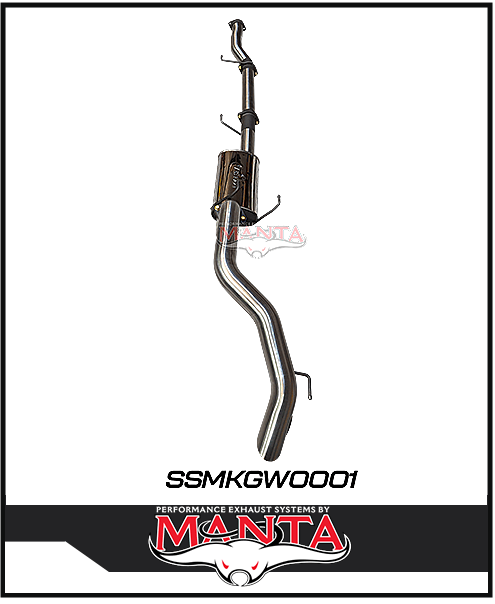 MANTA 3" STAINLESS STEEL CAT BACK EXHAUST SYSTEM FITS GWM TANK 300 2.0L 4CYL 2023-ON (SSMKGW0001)