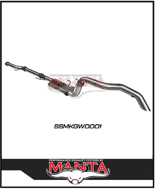 MANTA 3" STAINLESS STEEL CAT BACK EXHAUST SYSTEM FITS GWM TANK 300 2.0L 4CYL 2023-ON (SSMKGW0001)