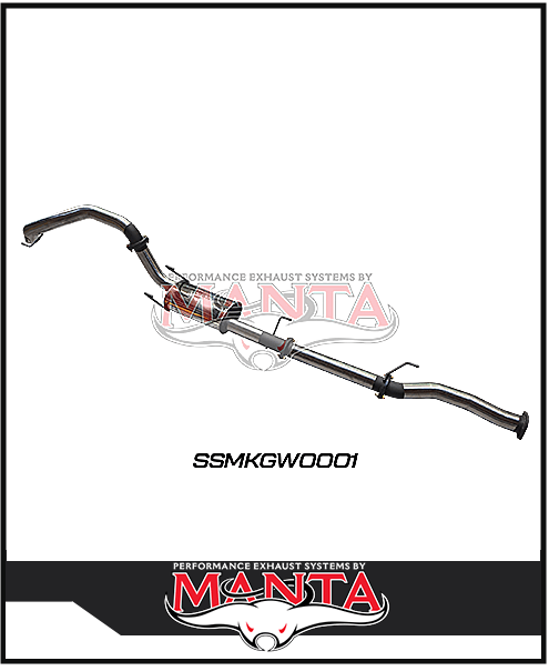 MANTA 3" STAINLESS STEEL CAT BACK EXHAUST SYSTEM FITS GWM TANK 300 2.0L 4CYL 2023-ON (SSMKGW0001)