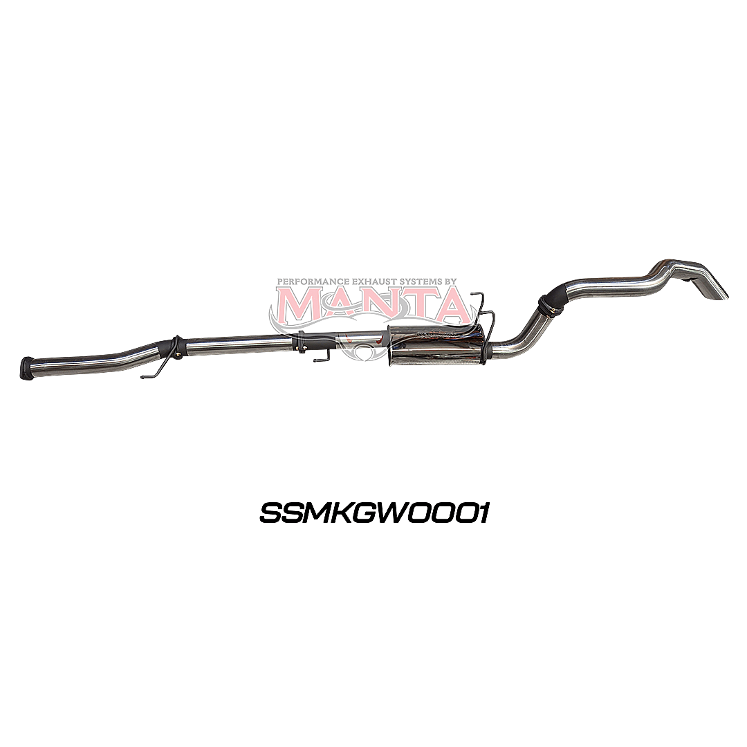 MANTA 3" STAINLESS STEEL CAT BACK EXHAUST SYSTEM FITS GWM TANK 300 2.0L 4CYL 2023-ON (SSMKGW0001)
