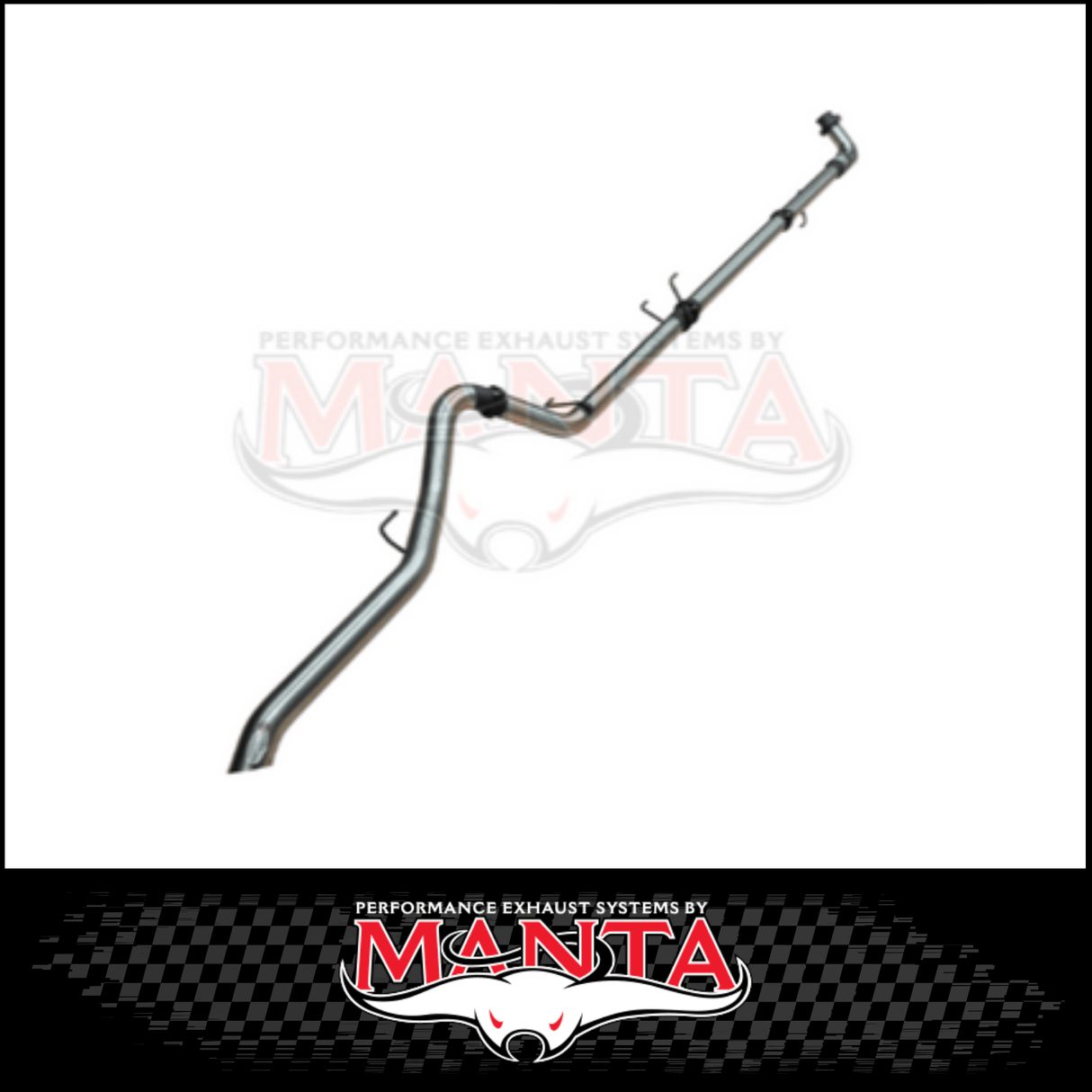 MANTA 3" STAINLESS STEEL DPF BACK EXHAUST SYSTEM FITS GWM CANNON NPW UTE 2.0L TD 2020-2025 (SSMKGW0002)