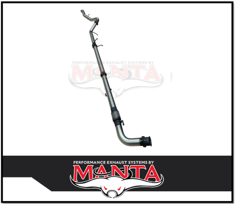 MANTA 3" STAINLESS STEEL DPF BACK EXHAUST SYSTEM FITS GWM CANNON NPW UTE 2.0L TD 2020-2025 (SSMKGW0002)