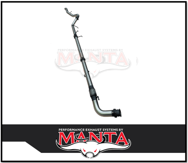 MANTA 3" STAINLESS STEEL DPF BACK EXHAUST SYSTEM FITS GWM CANNON NPW UTE 2.0L TD 2020-2025 (SSMKGW0002)