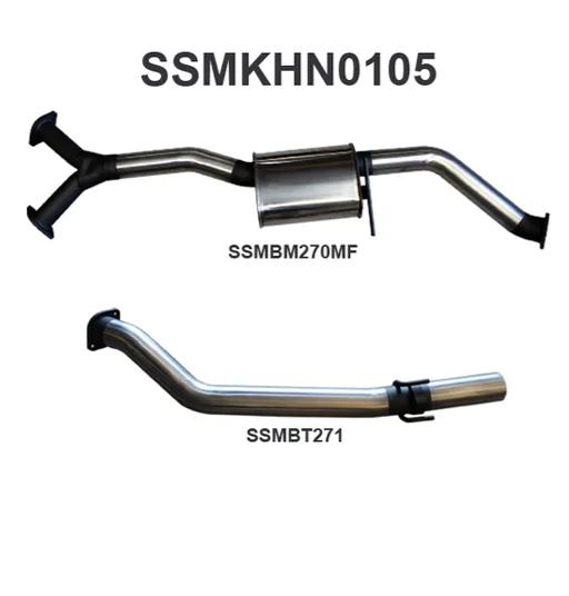 MANTA 3" CATBACK EXHAUST SYSTEM FITS HOLDEN COMMODORE VZ 3.6L V6 SEDAN (SSMKHN0105)