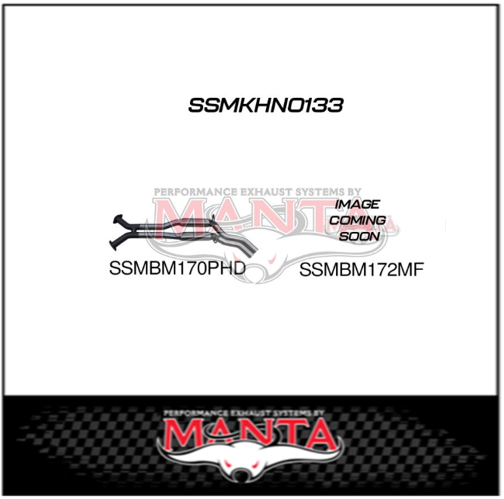 MANTA 2.5" CATBACK EXHAUST SYSTEM FITS HOLDEN HSV CLUBSPORT VY 5.7L V8 SEDAN - HOTDOG/MUFFLER (SSMKHN0133)