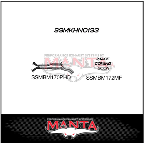 MANTA 2.5" CATBACK EXHAUST SYSTEM FITS HOLDEN HSV CLUBSPORT VY 5.7L V8 SEDAN - HOTDOG/MUFFLER (SSMKHN0133)