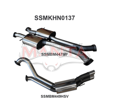 MANTA 3" CATBACK EXHAUST SYSTEM FITS HOLDEN HSV CLUBSPORT VY 5.7L V8 SEDAN - MUFFLER/MUFFLER (SSMKHN0137)