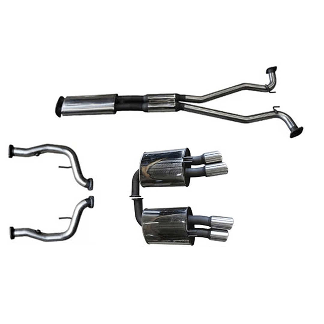 MANTA 2.5" CAT BACK STAINLESS STEEL EXHAUST SYSTEM FITS HOLDEN COMMODORE VE VF 6.0L 6.2L V8 SEDAN/WAGON (SSMKHN0166)
