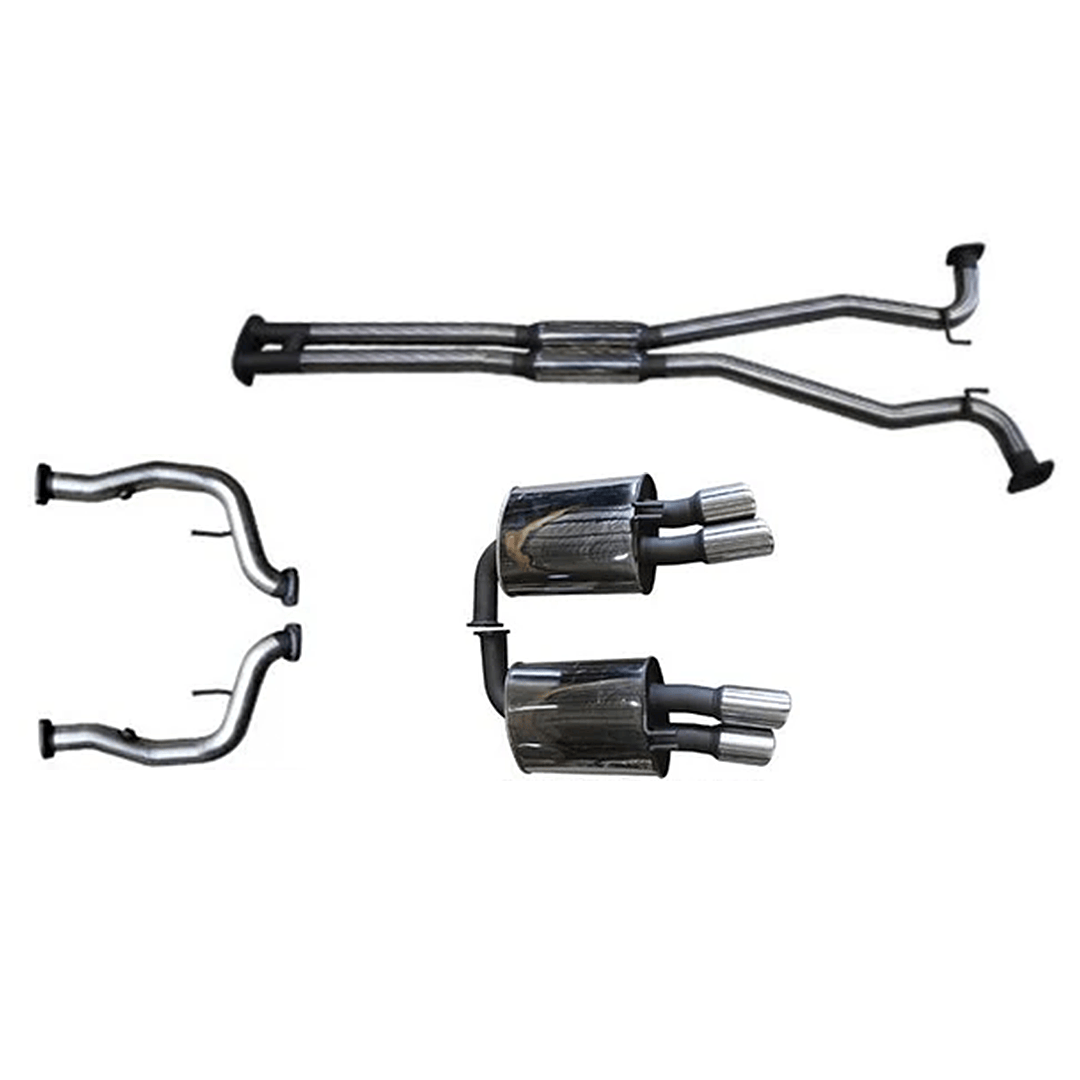 MANTA 2.5" CAT BACK STAINLESS STEEL EXHAUST SYSTEM FITS HOLDEN COMMODORE VE VF 6.0L 6.2L V8 SEDAN/WAGON (SSMKHN0167)