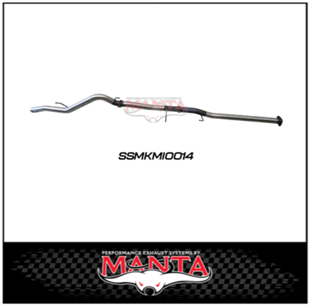 MANTA 3" DPF BACK EXHAUST SYSTEM FITS MITSUBISHI TRITON MQ MR 2.4L 4N15 4CYL 3/2015-12/2023