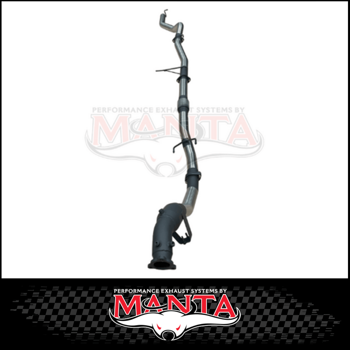 MANTA 3" TURBO BACK EXHAUST SYSTEM (DPF DELETE) FITS MITSUBISHI PAJERO SPORT QE QF QG 2.4L 4N15 4CYL 2015-2024