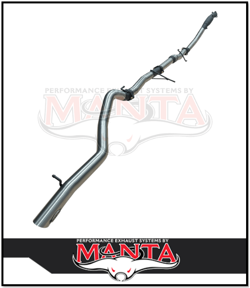 MANTA 3" TURBO BACK EXHAUST SYSTEM (DPF DELETE) FITS MITSUBISHI PAJERO SPORT QE QF QG 2.4L 4N15 4CYL 2015-2024