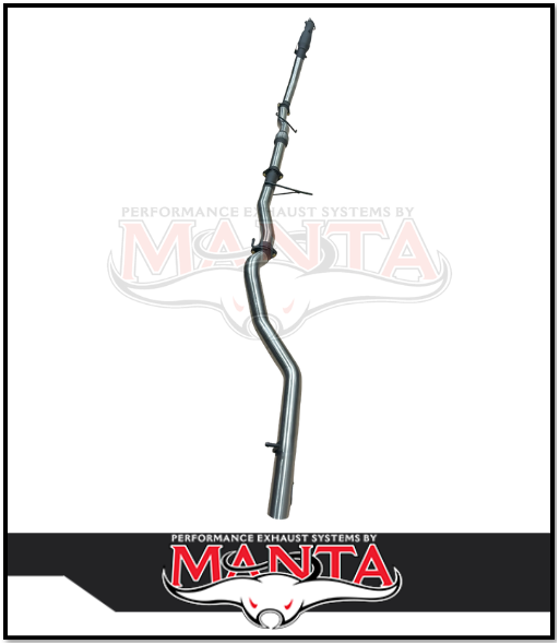 MANTA 3" STAINLESS STEEL TURBO BACK EXHAUST SYSTEM (DPF DELETE) FITS MITSUBISHI PAJERO SPORT QE QF QG 2.4L 4N15 2015-2024 - C