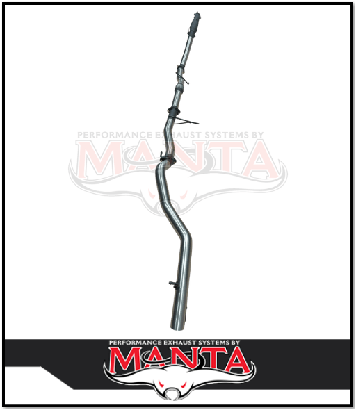 MANTA 3" TURBO BACK EXHAUST SYSTEM (DPF DELETE) FITS MITSUBISHI PAJERO SPORT QE QF QG 2.4L 4N15 4CYL 2015-2024