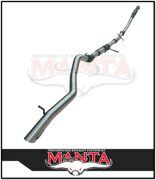 MANTA 3" TURBO BACK EXHAUST SYSTEM (DPF DELETE) FITS MITSUBISHI PAJERO SPORT QE QF QG 2.4L 4N15 4CYL 2015-2024