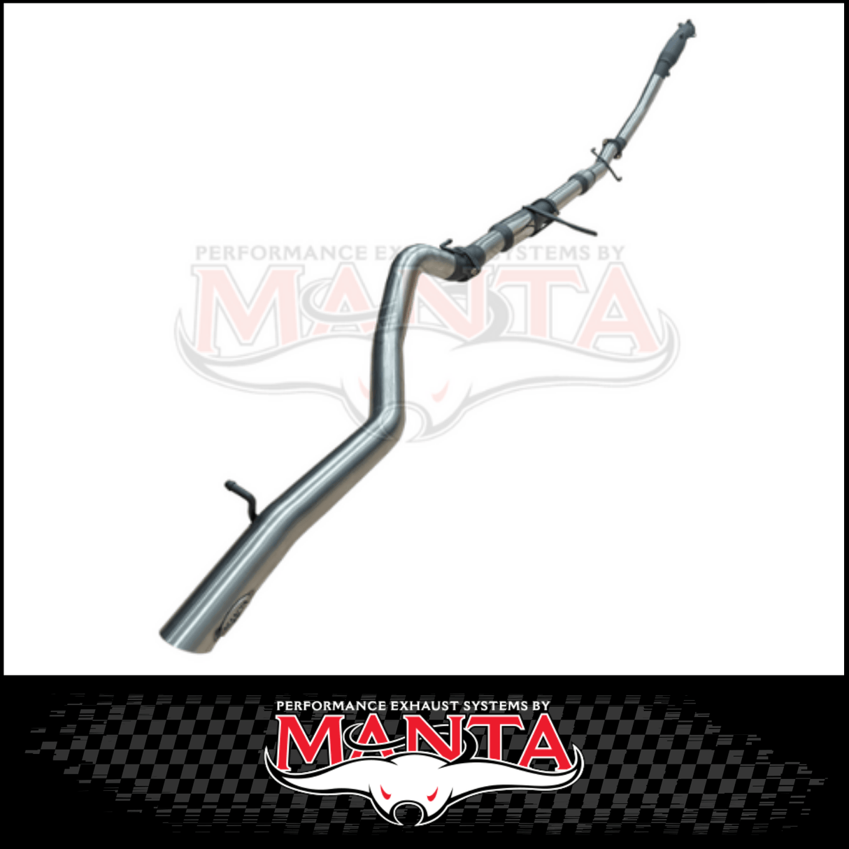 MANTA 3" TURBO BACK EXHAUST SYSTEM (DPF DELETE) FITS MITSUBISHI PAJERO SPORT QE QF QG 2.4L 4N15 4CYL 2015-2024