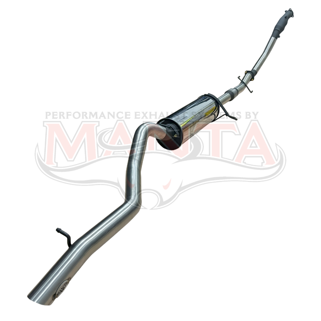 MANTA 3" STAINLESS STEEL TURBO BACK EXHAUST SYSTEM (DPF DELETE) FITS MITSUBISHI PAJERO SPORT QE QF QG 2.4L 4N15 2015-2024 - C
